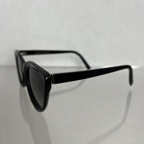 Warby Parker Leta Black Cat Eye Women's Sunglasses 52mm 100 RX-Able - Picture 5 of 6